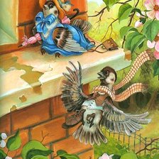 Схема вышивки «ухажер»