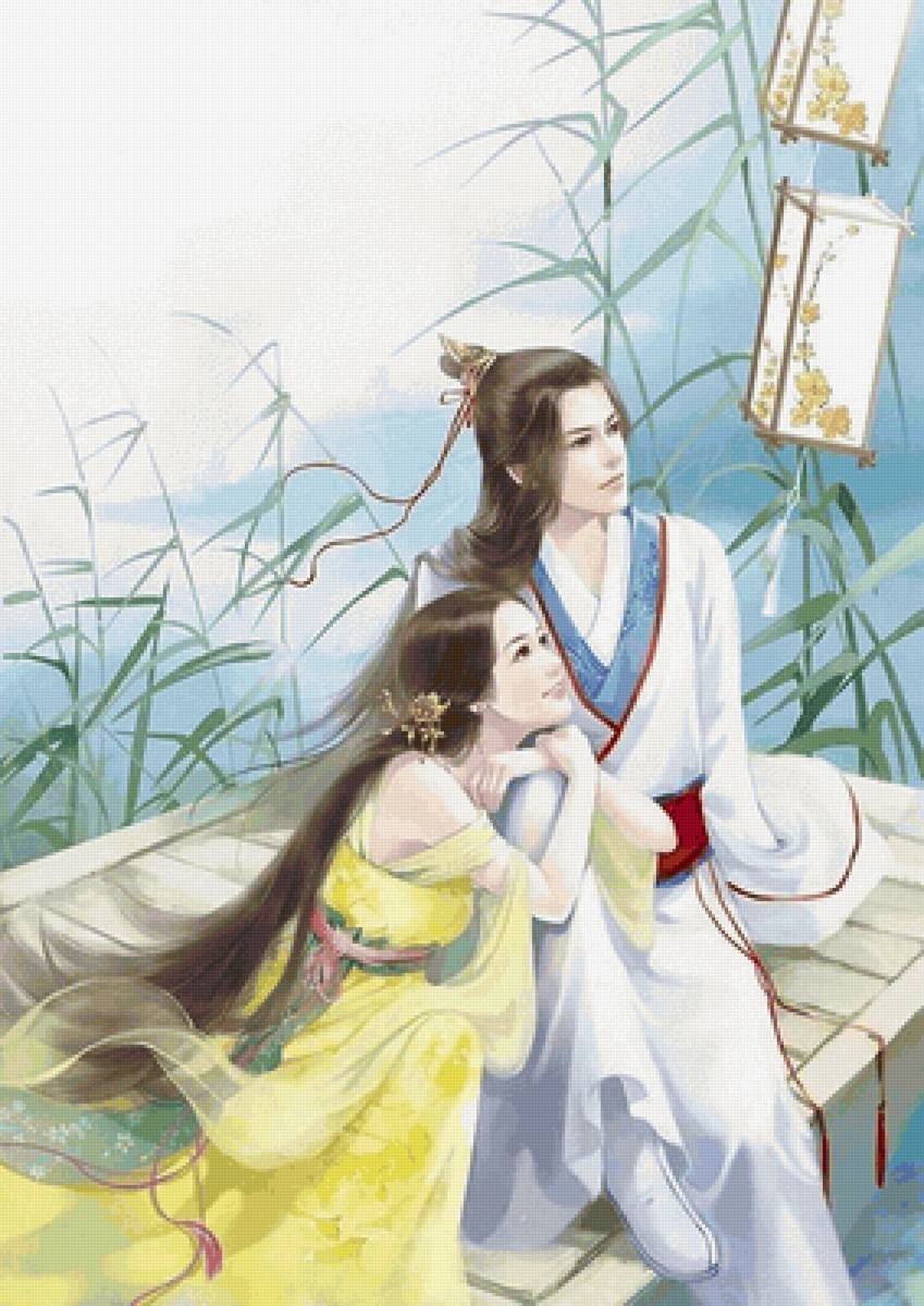 Пара - иллюстрация, фэнтези, сказка - предпросмотр