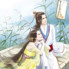 Схема вышивки «Пара»