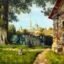 Схема вышивки «Солнечный вечер»