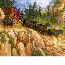 Схема вышивки «Обрыв»