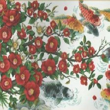 Схема вышивки «Peixes FLORES»