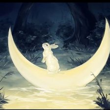 Схема вышивки «Лунный зайчик»