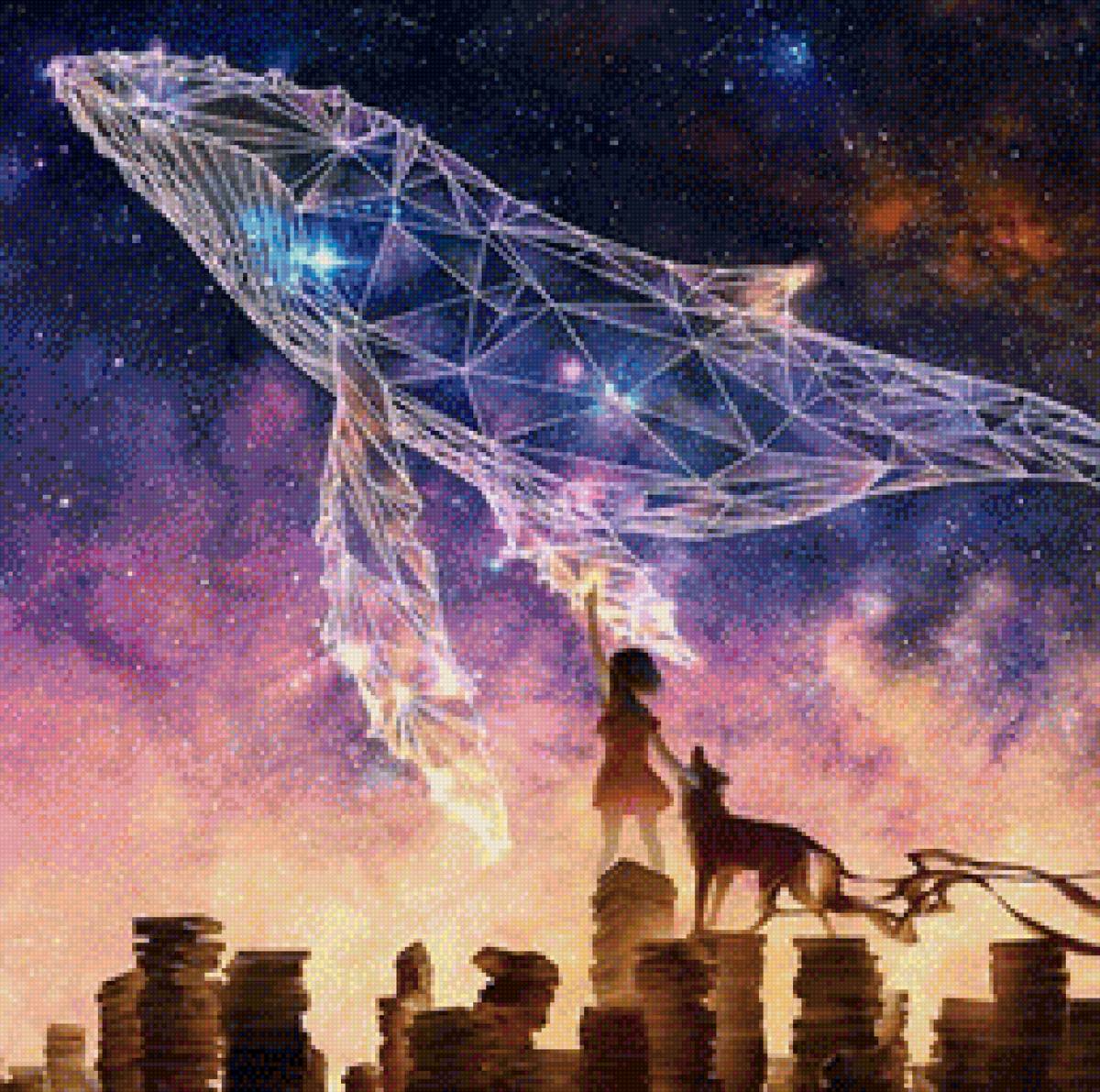 Созвездие Кита - звезды, кит, созвездие, мечты - предпросмотр