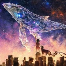 Схема вышивки «Созвездие Кита»