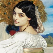 Схема вышивки «Lord Frederic Leighton. Женский портрет»