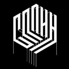 Схема вышивки «СПЛИН»