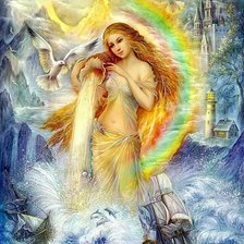 Схема вышивки «девушка»