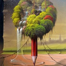 Схема вышивки «ЭВАНДРУ СКЬЯВОНЕ.КАРАНДАШ»