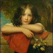 Чарльз Бакстер. Портрет девушки