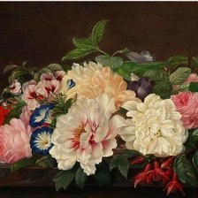 Схема вышивки «цветы»