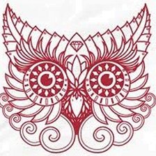 Схема вышивки «совушка»