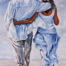 Схема вышивки «Двое»