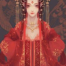 Схема вышивки «Mỹ nhân»