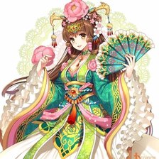 Схема вышивки «Mỹ nhân»