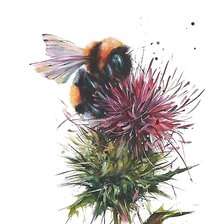 Схема вышивки «пчела»