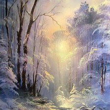 Схема вышивки «Пейзаж»