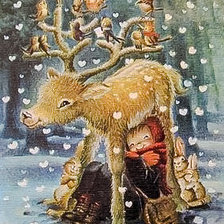 Схема вышивки «Christmas Friends.»