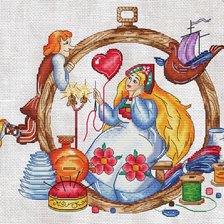 Схема вышивки «Иван да Марья»