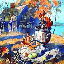 Схема вышивки «осень»