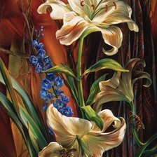 Схема вышивки «Цветы»