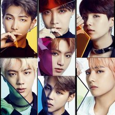 Схема вышивки «BTS»