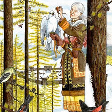 Схема вышивки «Лиственница»