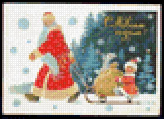 Новогодняя открытка 3 - новый год, детям, открытка - предпросмотр