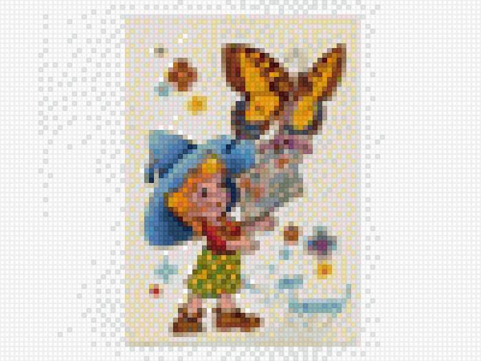 Незнайка - детям, открытка - предпросмотр