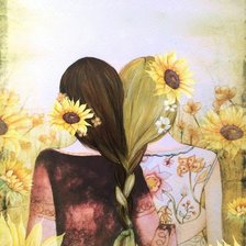 Схема вышивки «Сестра моего сердца»