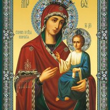 Схема вышивки «Иверская»