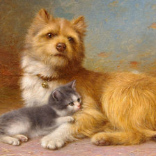 Схема вышивки «Willhelm Schwar. Материнский инстинкт»