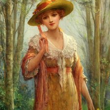 Схема вышивки «Прогулка. Сидни Перси Кендрик»