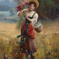 Цветочница. Ханс Зацка