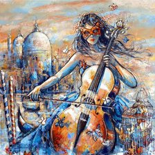 Схема вышивки «Музыка»