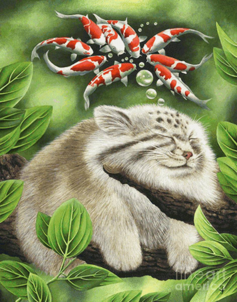 №2136991 - кот, коа, рыбы - предпросмотр