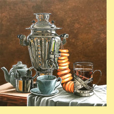 Схема вышивки «Серия "Натюрморты". Чайный»