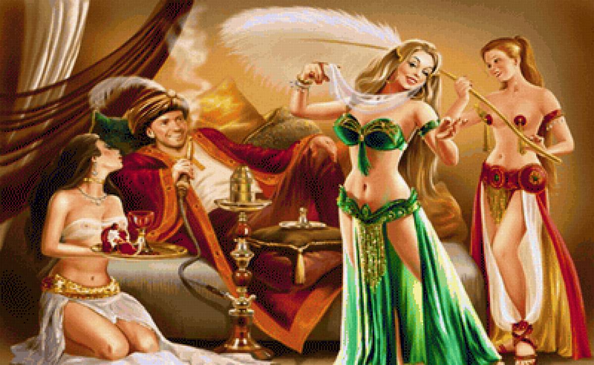 гарем - девушки, гарем - предпросмотр