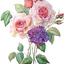 Схема вышивки «букет»