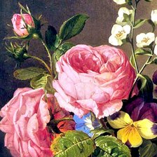 Схема вышивки «Букет»