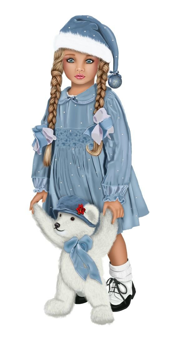 МОЙ БЕЛЫЙ МИШКА - дети - оригинал