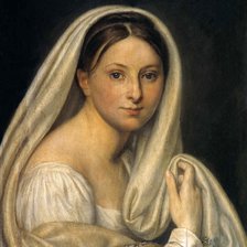 Схема вышивки «Женский портрет. Варнек Александр Григорьевич»