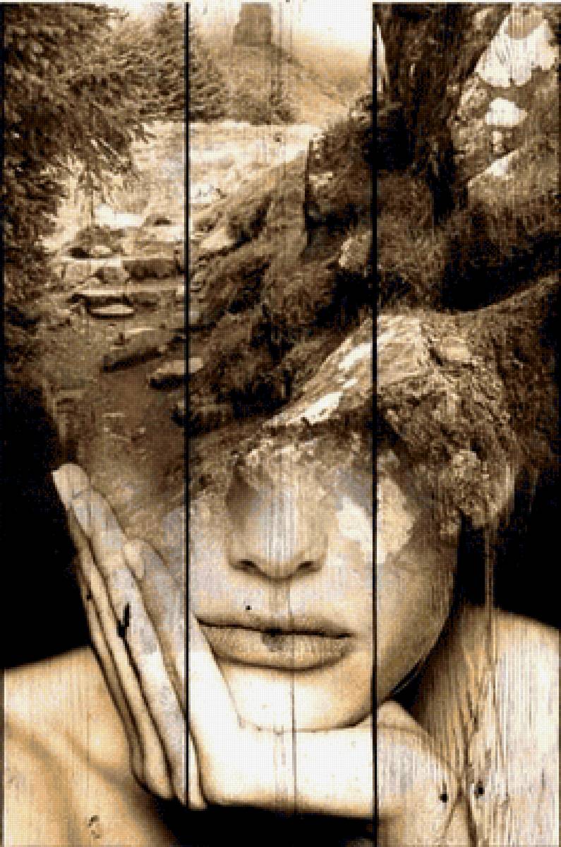 Отражение 2 - окно, девушка, отражение, грусть - предпросмотр