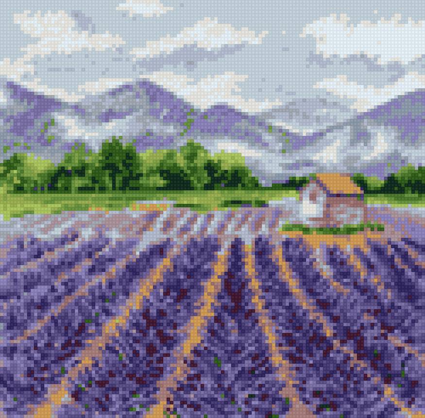 Прованс (от Овен) - пейзаж, лавандовое поле, прованс - предпросмотр