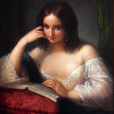 Женский портрет. Natale Schiavoni