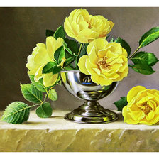 Схема вышивки «Серия "Букет". Розы»