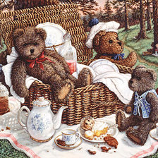 Схема вышивки «тедди жанет крускамп»