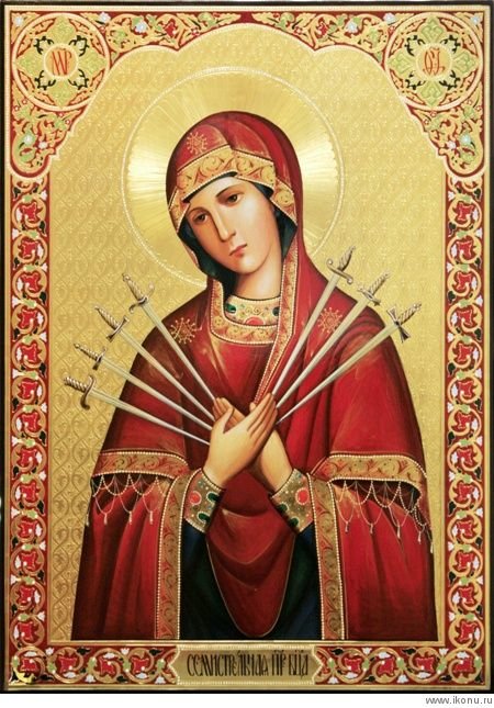 Семистрельная (Умягчение злых сердец) - иконы - оригинал