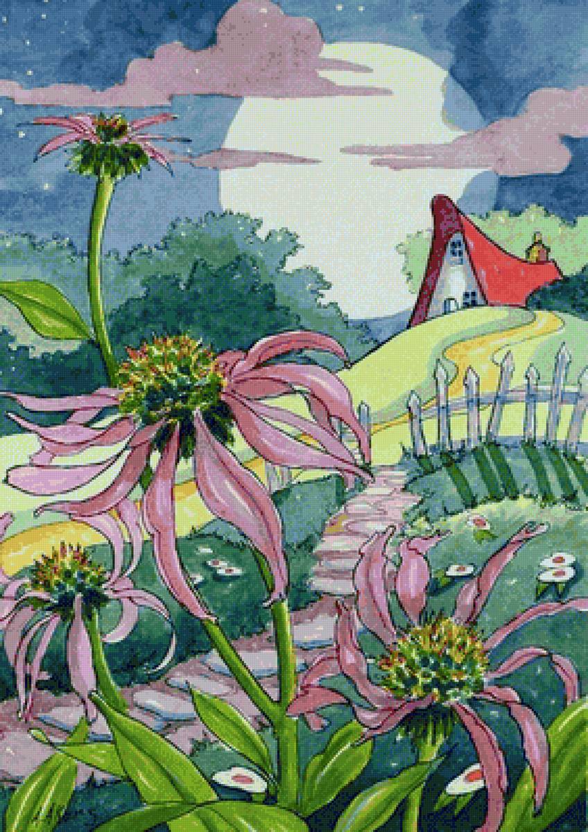 Царство Ехінацеї - квіти, дім - предпросмотр