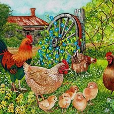 Схема вышивки «Rancho ,Feliz»